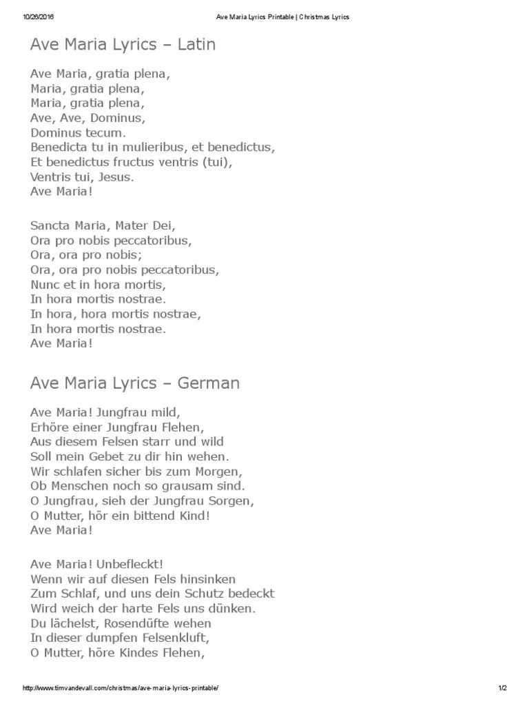 Wie setzt sich das Gebet zusammen?