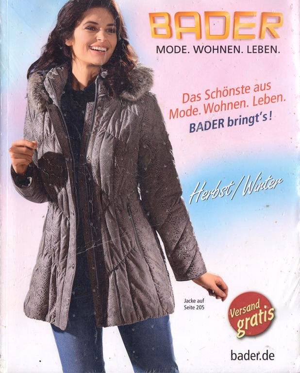 Wie viele Seiten hat der aktuelle Bader-Hauptkatalog?