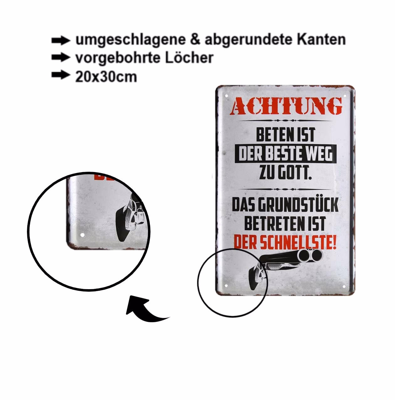 Wann ist das Betreten des Grundstücks ohne Zustimmung des Besitzers unzulässig?