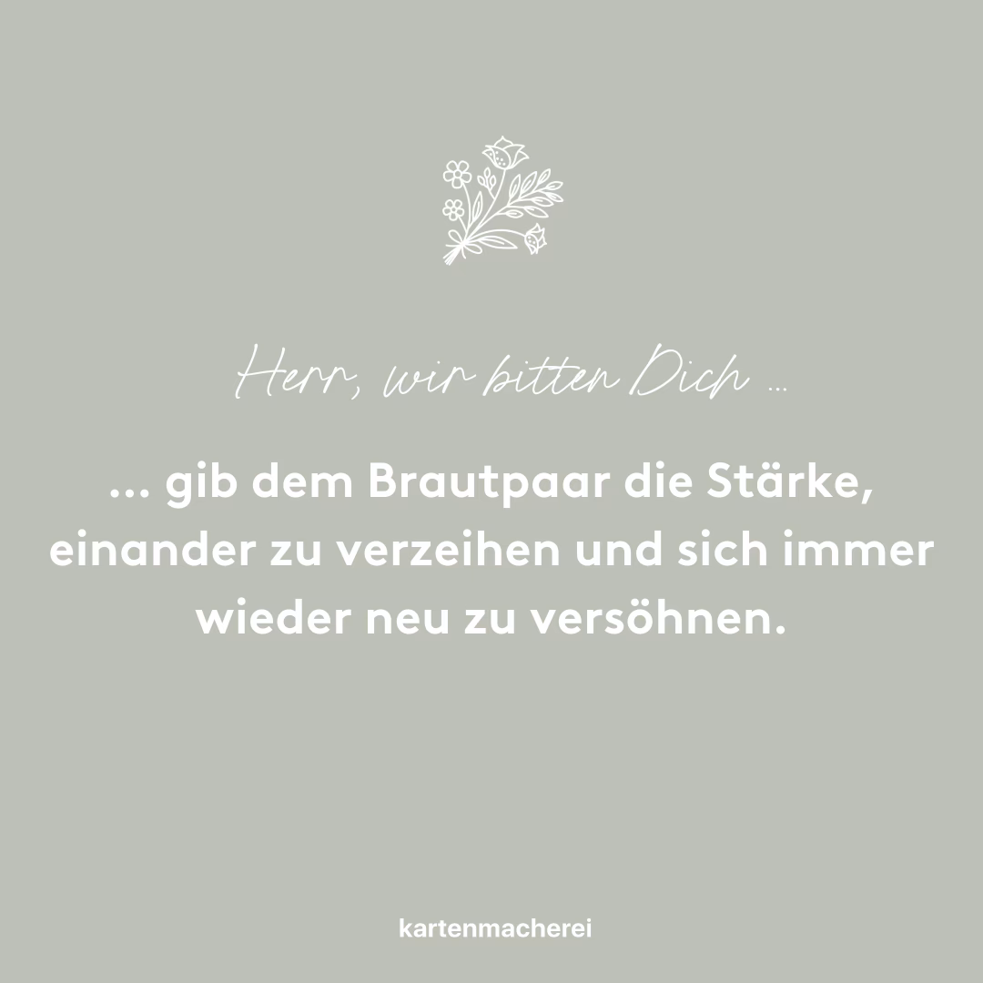 Wie schreibe ich eine kirchliche Trauung?