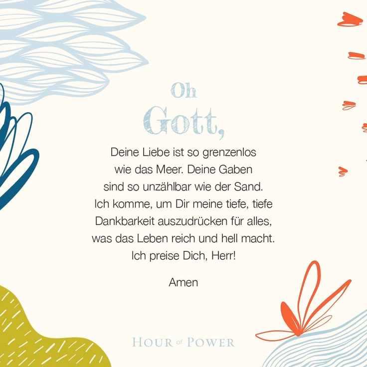 Wie schreibe ich danke für meine Bedürfnisse?