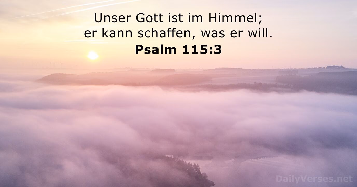 Was sagt der Bibel über den Himmel und die Erde?