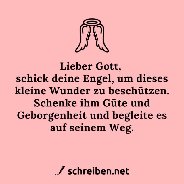 Wie schreibe ich einen Täufling?