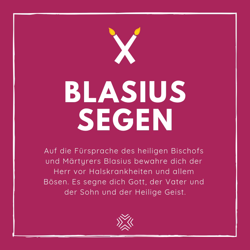 Wann ist der Gedenktag des heiligen Blasius?