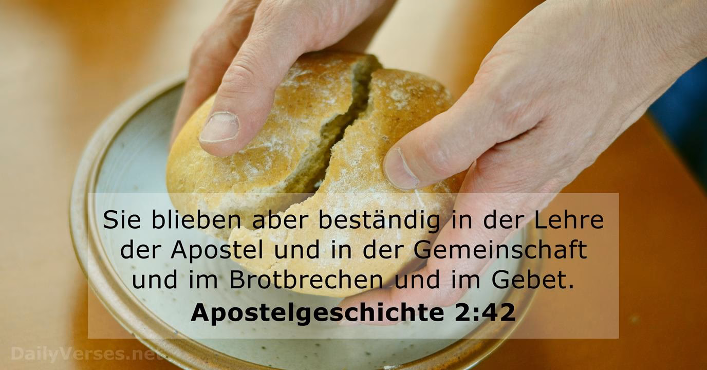 Welche Lehre nahmen die Apostel als Maßstab für ihr Leben?