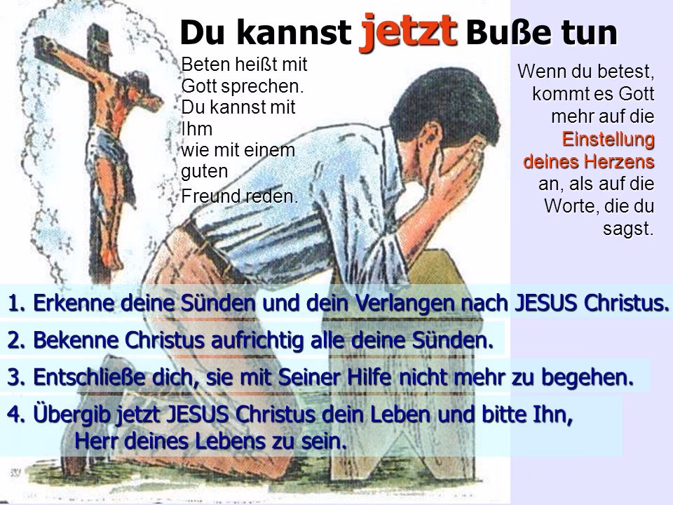 Was gebietet Gott den Menschen?