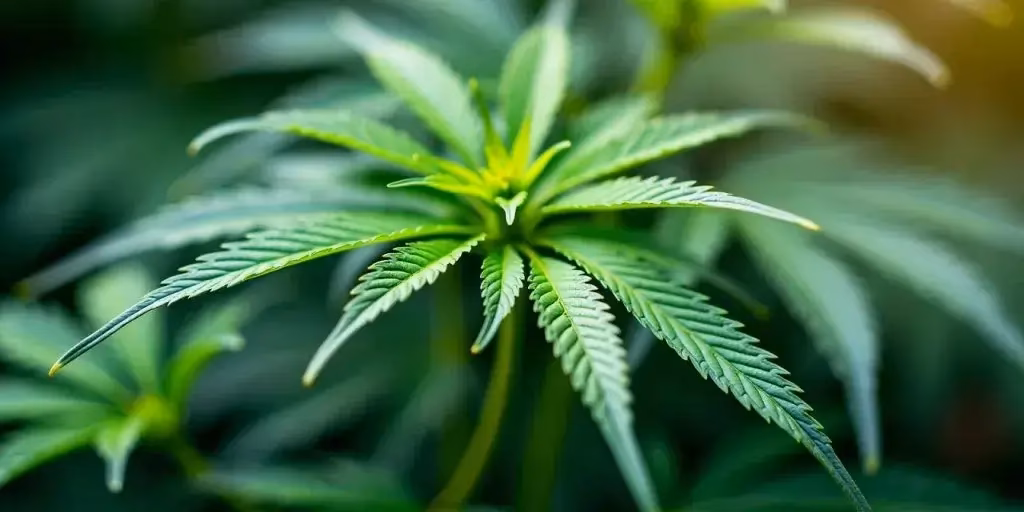 Was sind die Symptome in den Blättern der Cannabispflanze?