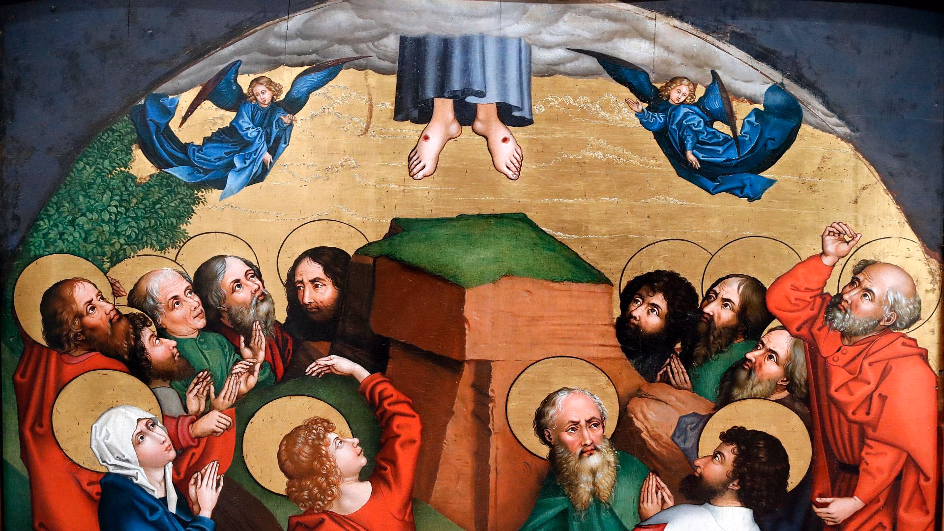 Wie wird die Himmelfahrt dargestellt?