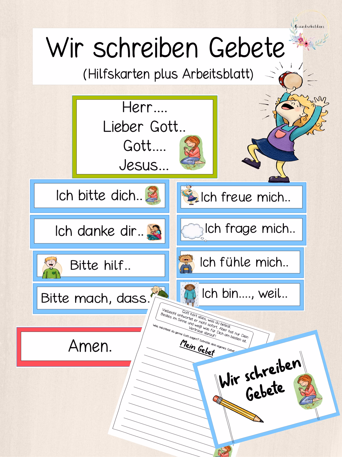 Wie beginne ich einen Gebets?