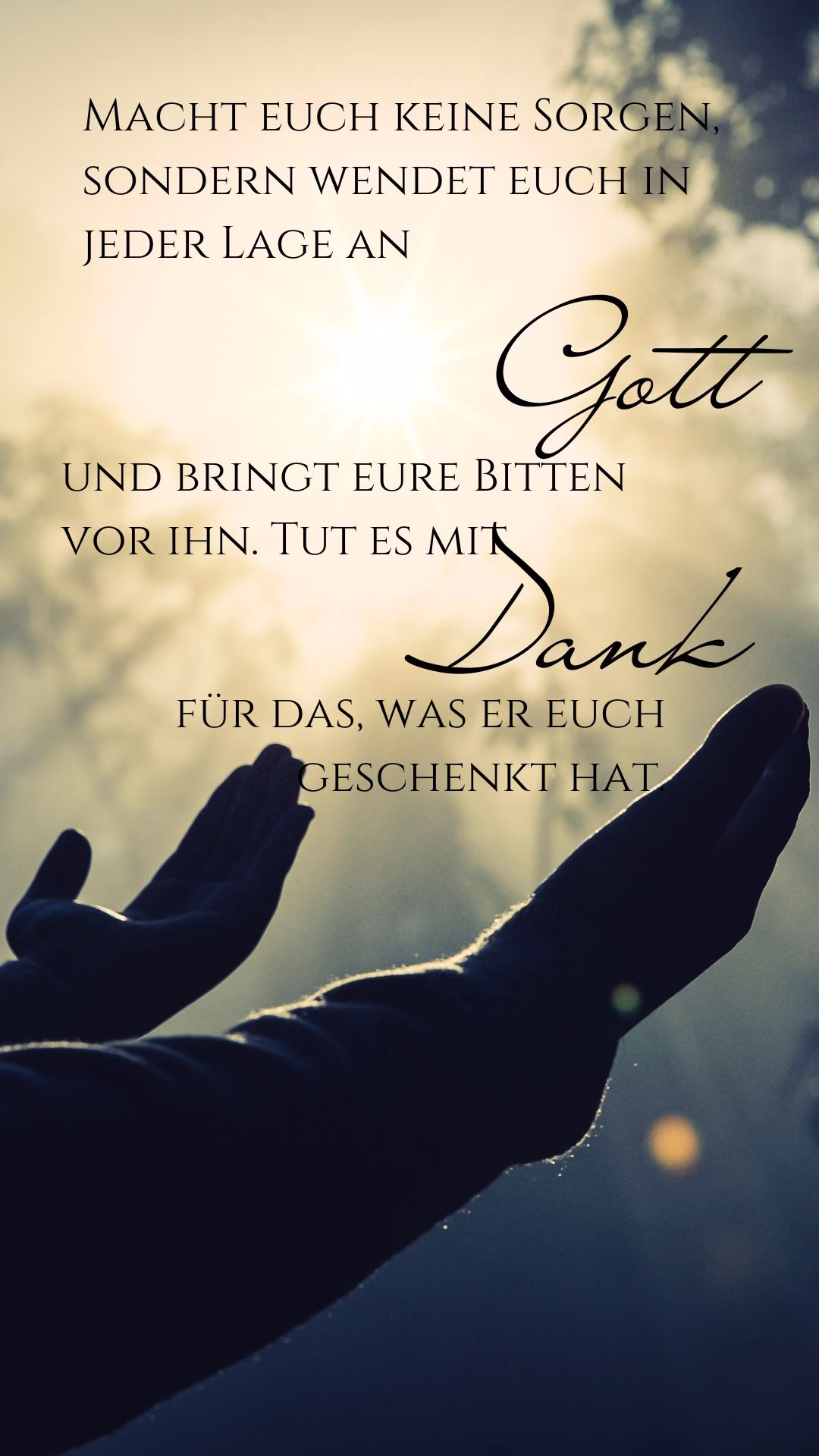 Wie viele Gebete gibt es für den Alltag?