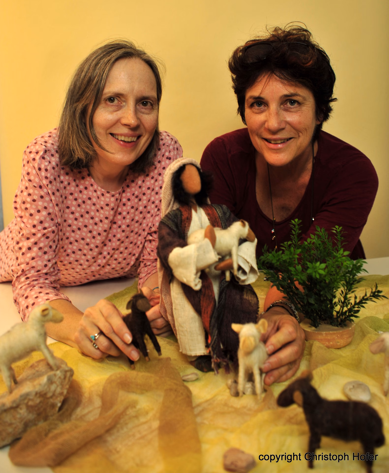 Wer leitete den ersten Krippenfiguren-Kurs?