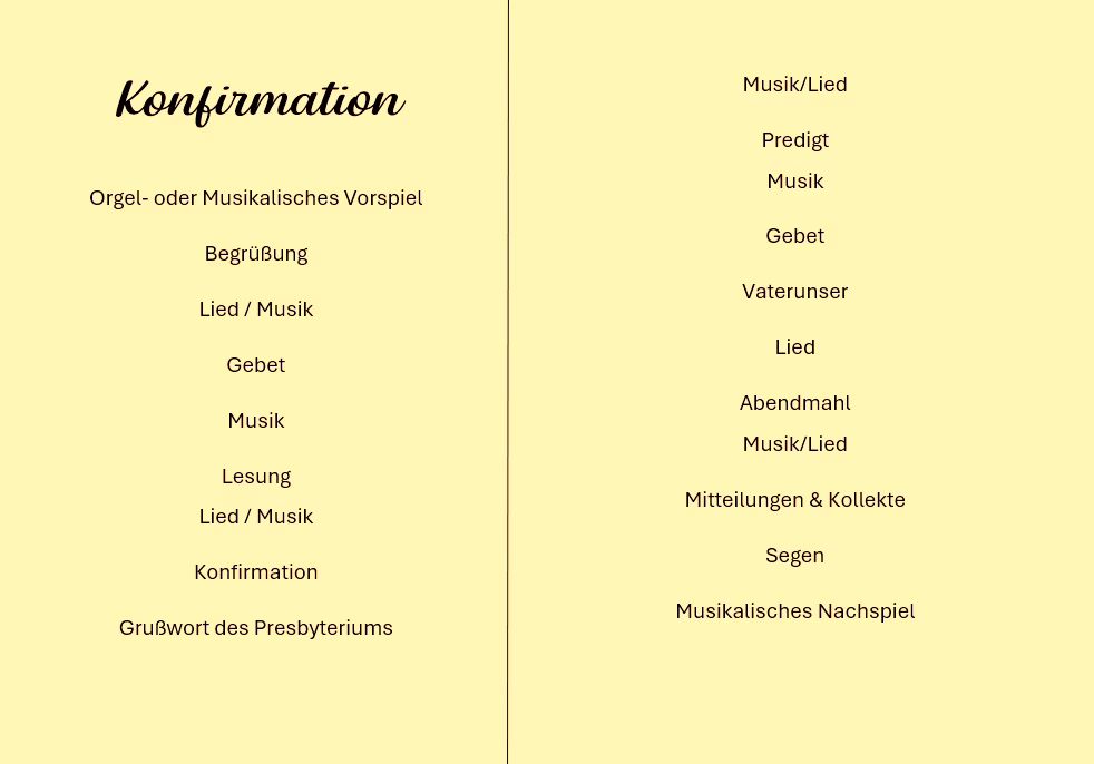 Wann wurde die Konfirmation für evangelische Jugendliche beschlossen?