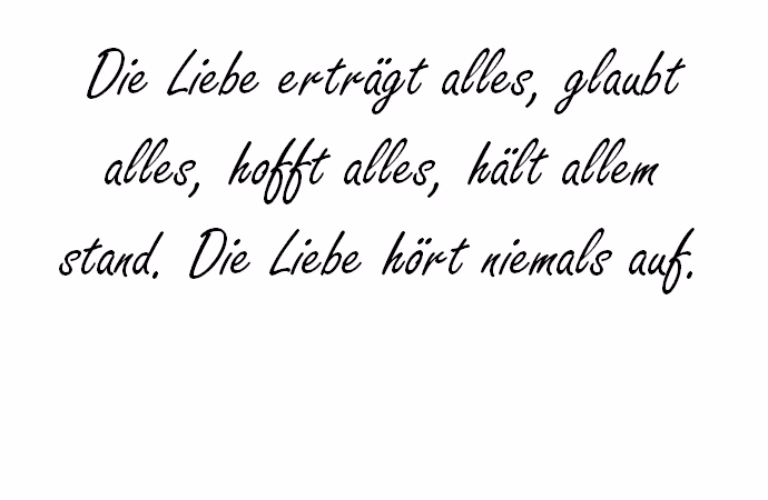 Was sind die Merkmale der Liebe?