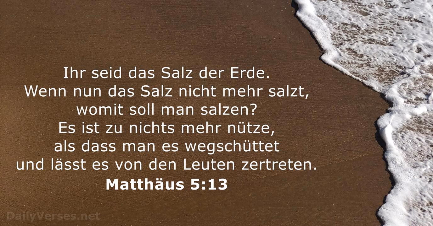 Warum ist Salz so wichtig?