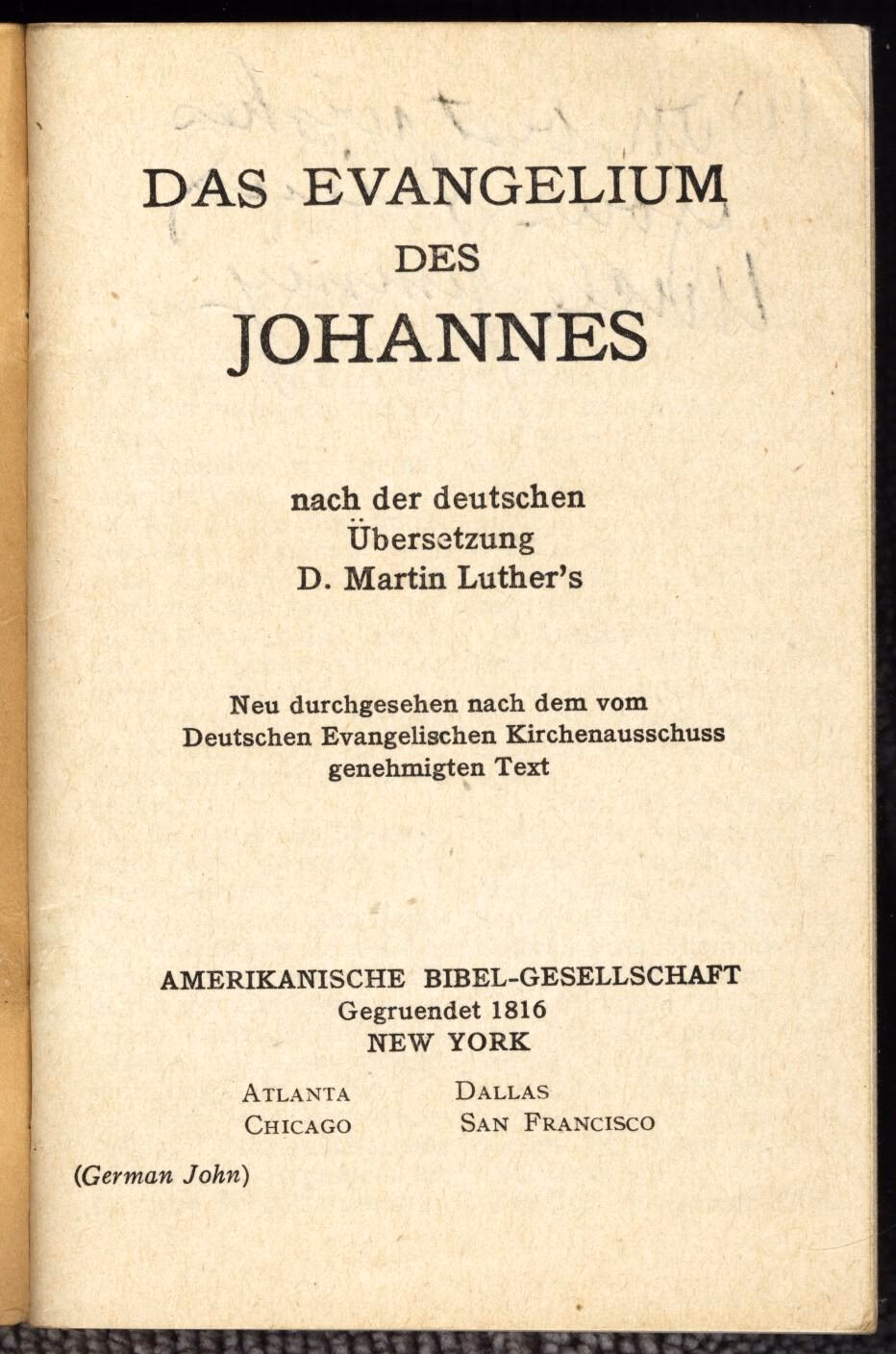 Was versteht man unter Evangelium?