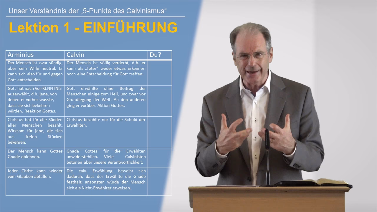 Warum wird die calvinistische Lehre nicht akzeptiert?