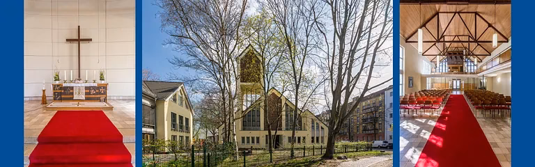 Wann wurde die Evangeliumskirche eingeweiht?