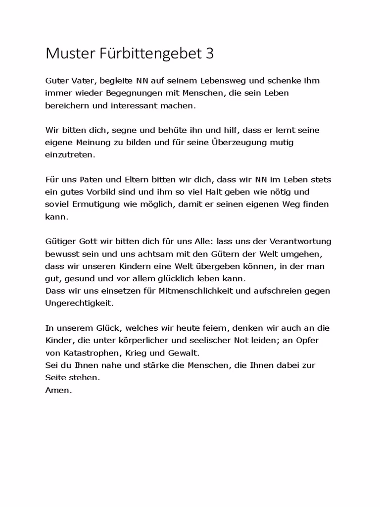 Was bedeutet Fürbitten in der Bibel?