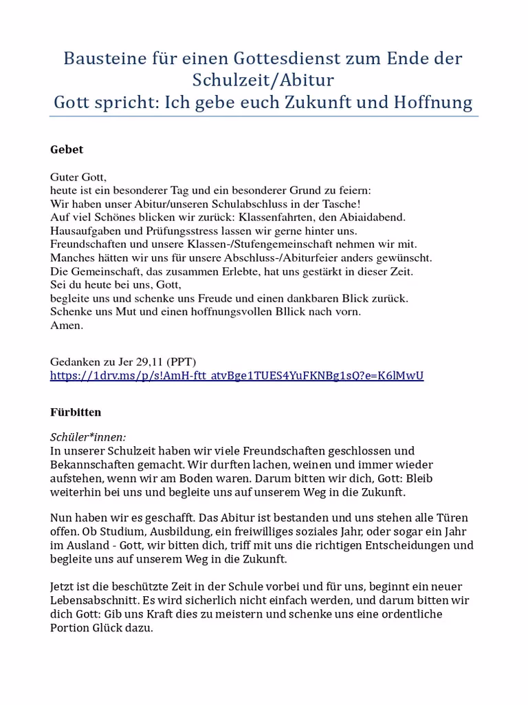 Wie schreibe ich einen Gebet?