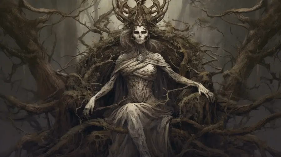 Welche Göttinnen sind schwarz dargestellt?