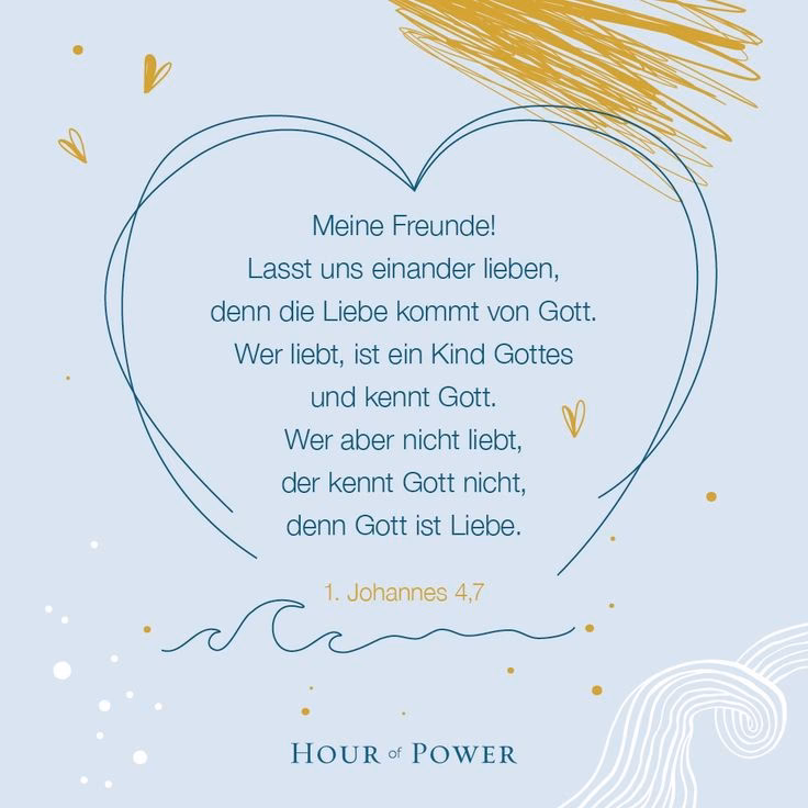 Wie schreibe ich dass Gott mich bedingungslos liebt?