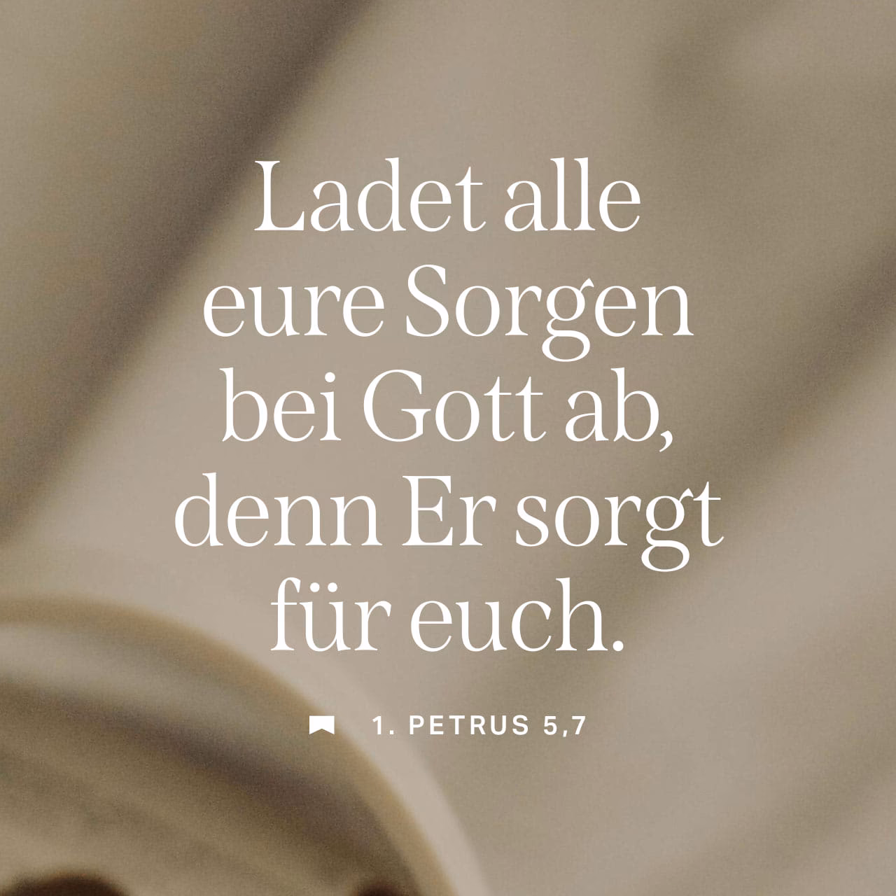 Was sagt der Apostel Petrus über die Sorge?