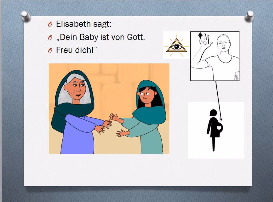 Wie heißt die Verwandte von Maria?