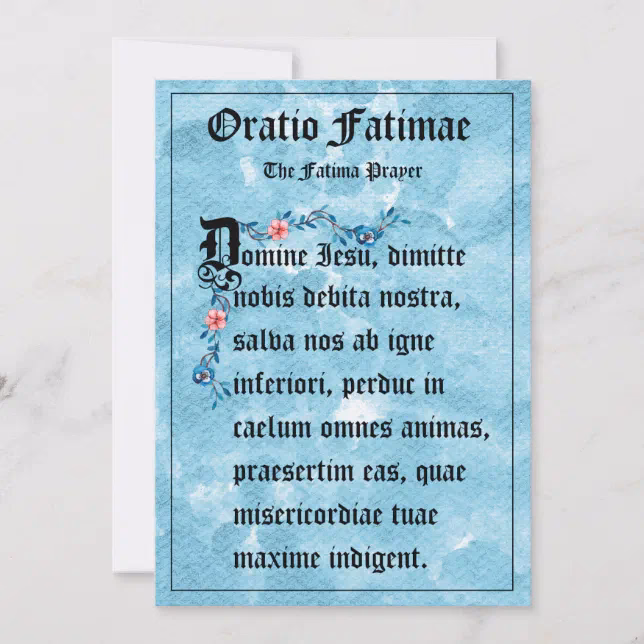 Wie viele Fatima-Gebete gibt es?