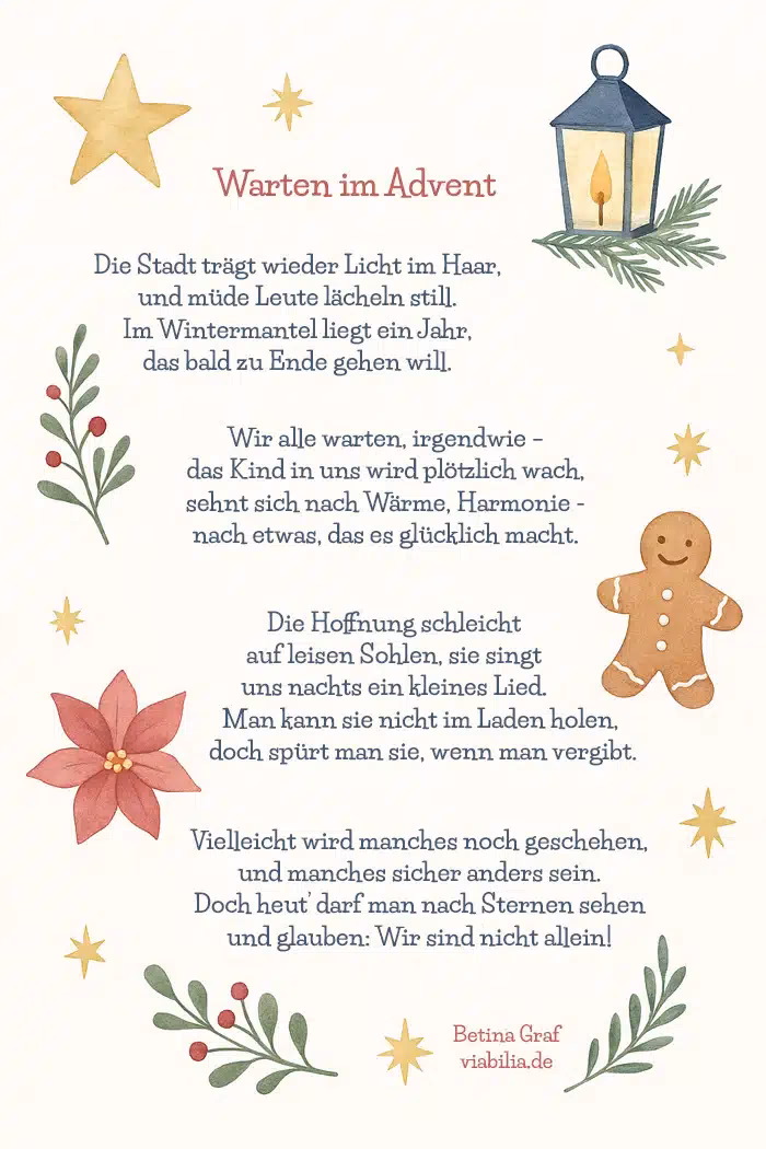 Wie viele christliche Gedichte gibt es zum Advent?