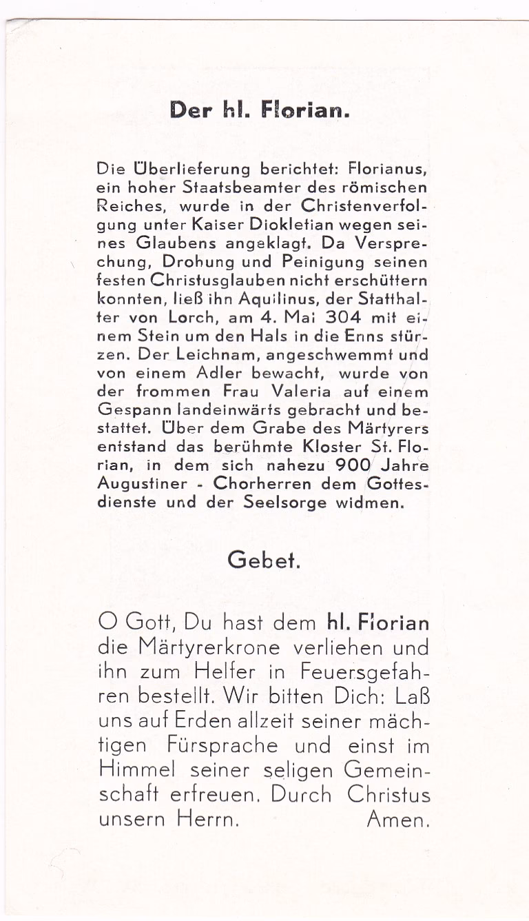 Was bedeutet Der Name Florian?