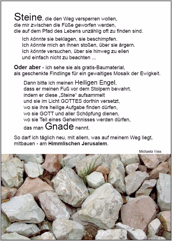 Was sind die Vorteile von Steinen?