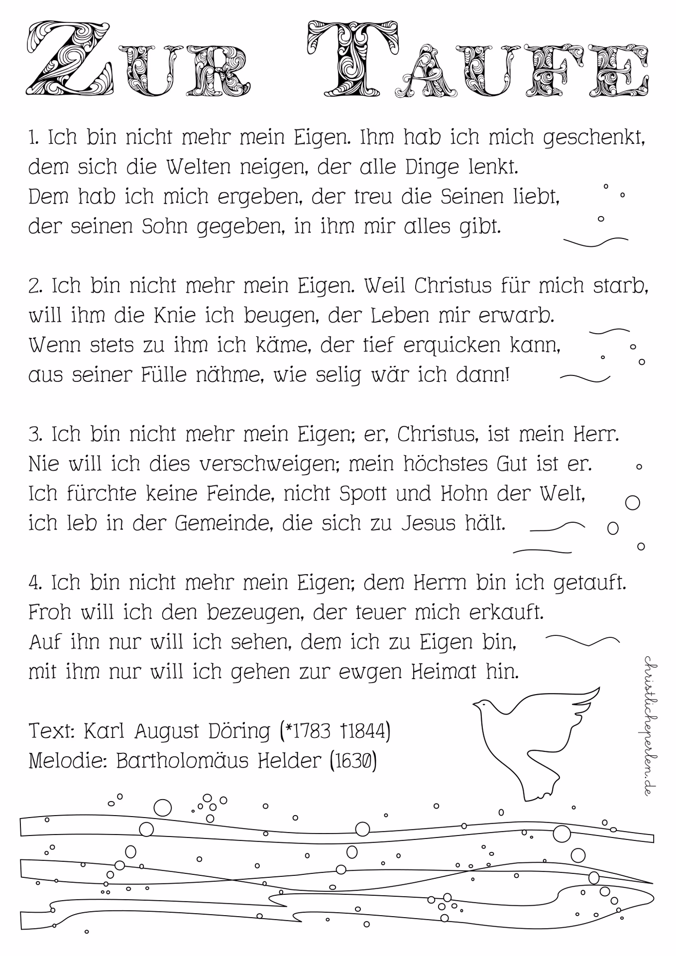 Was sagt der Bibel über die Taufe?