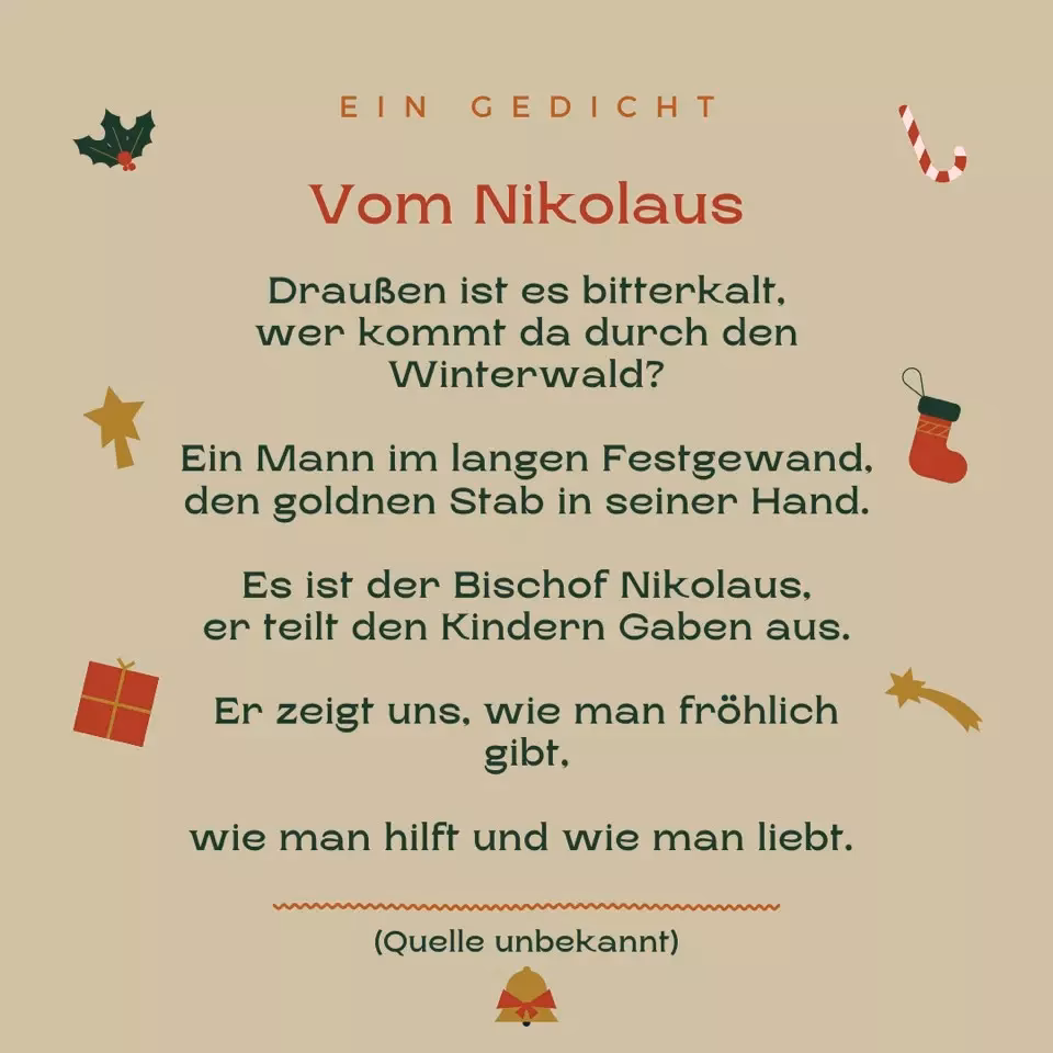 Was sagt der heilige Nikolaus über die Menschen?