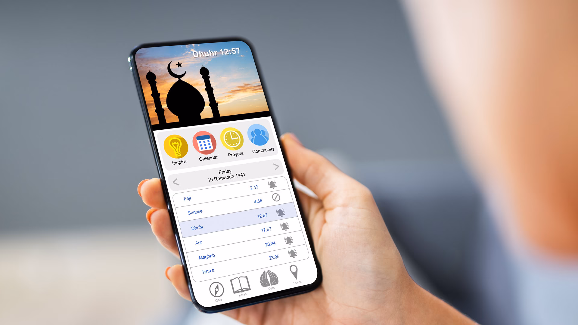 Wie finde ich die richtige Gebetsrichtung?