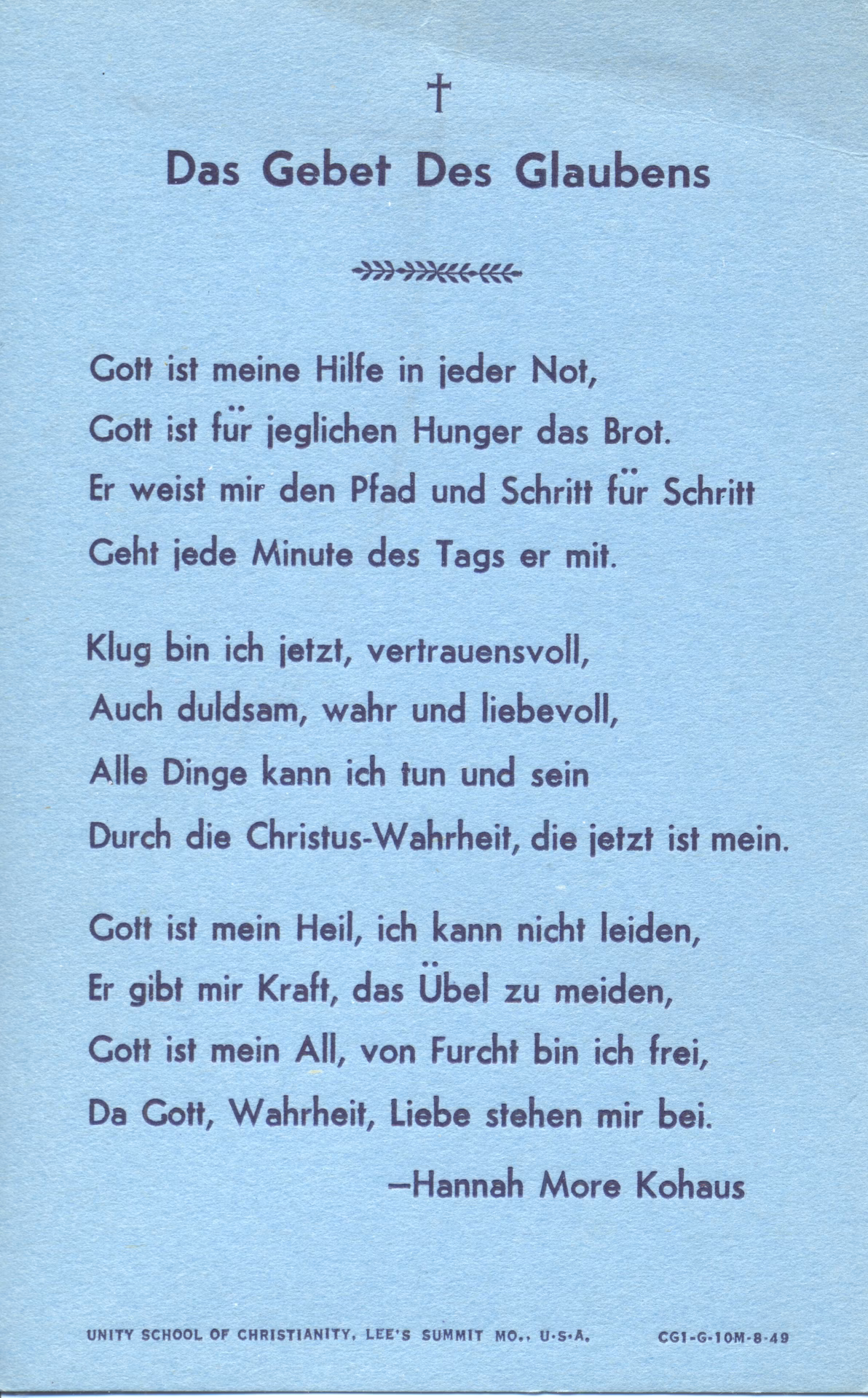 Was ist das Apostolische Glaubensbekenntnis?