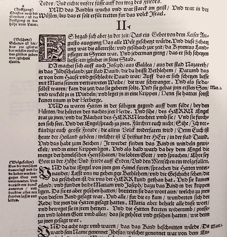 Wie lange dauert die Weihnachtsgeschichte aus der Bibel?