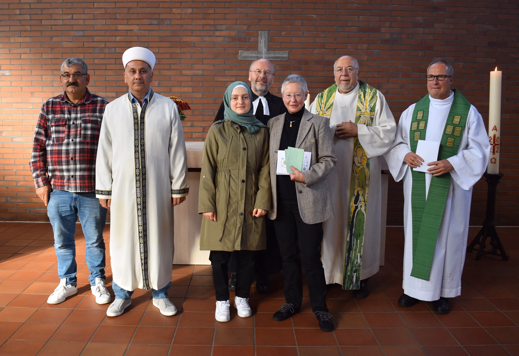 Wer hat sich für das interreligiöse Gebet in Pankow zusammengefunden?