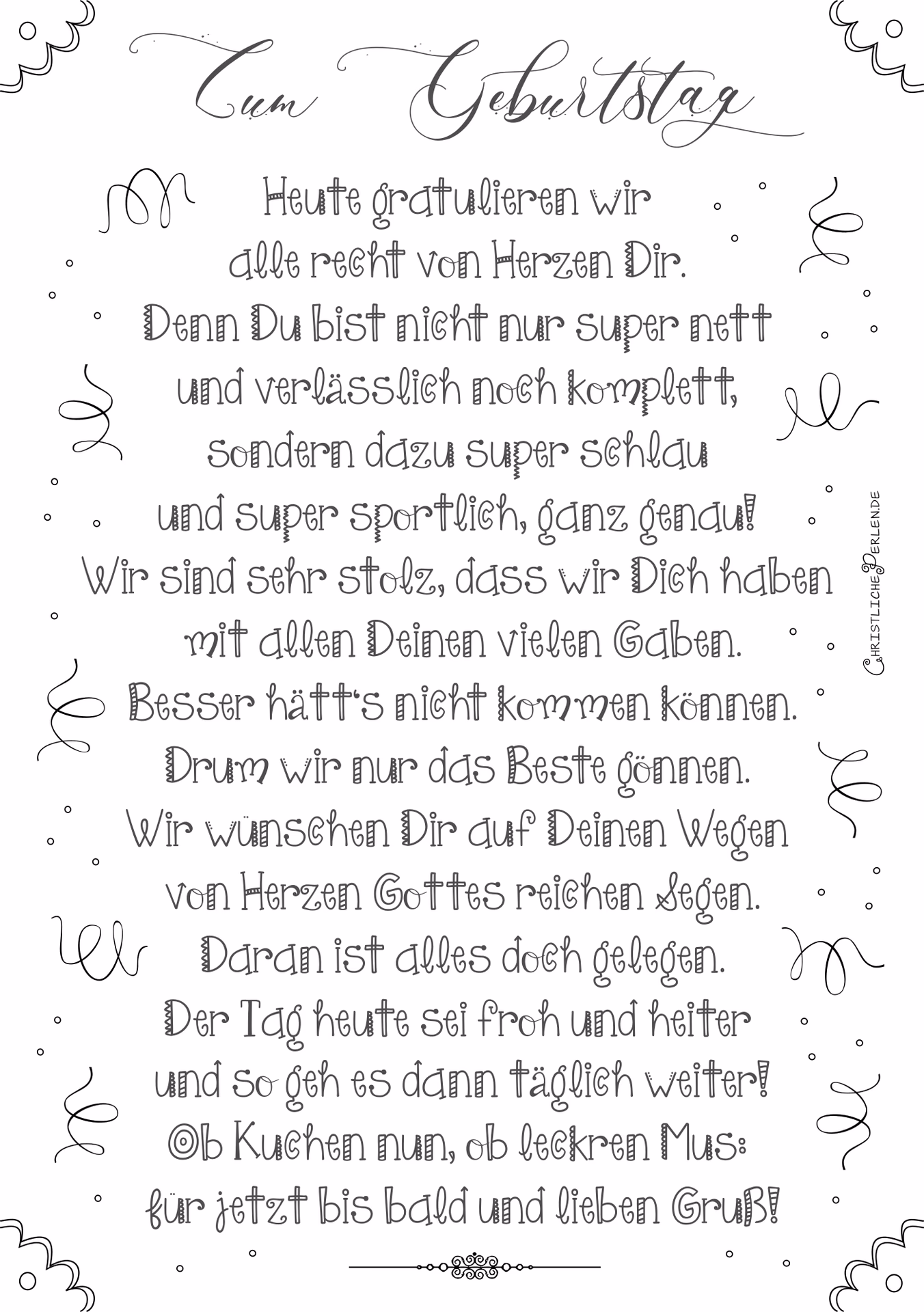 Wie schreibe ich einen guten Geburtstagsgedicht?