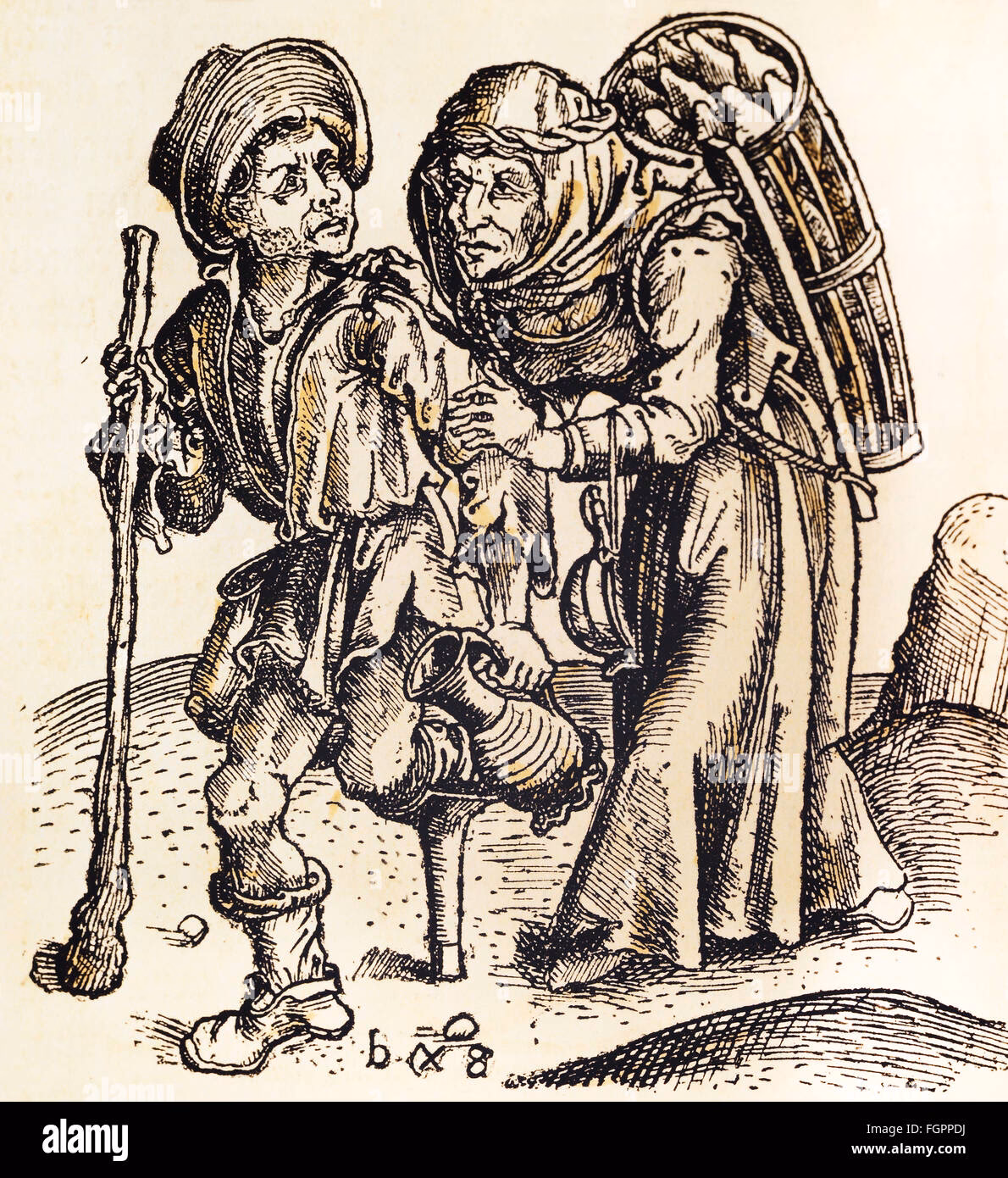 Was ist die Aufgabenverteilung im Mittelalter?