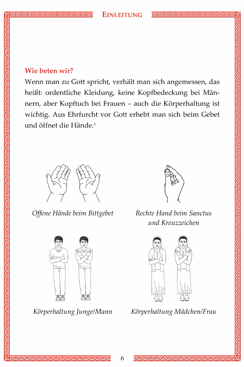 Wie kann ich die Gebete in deutscher Sprache Herunterladen?