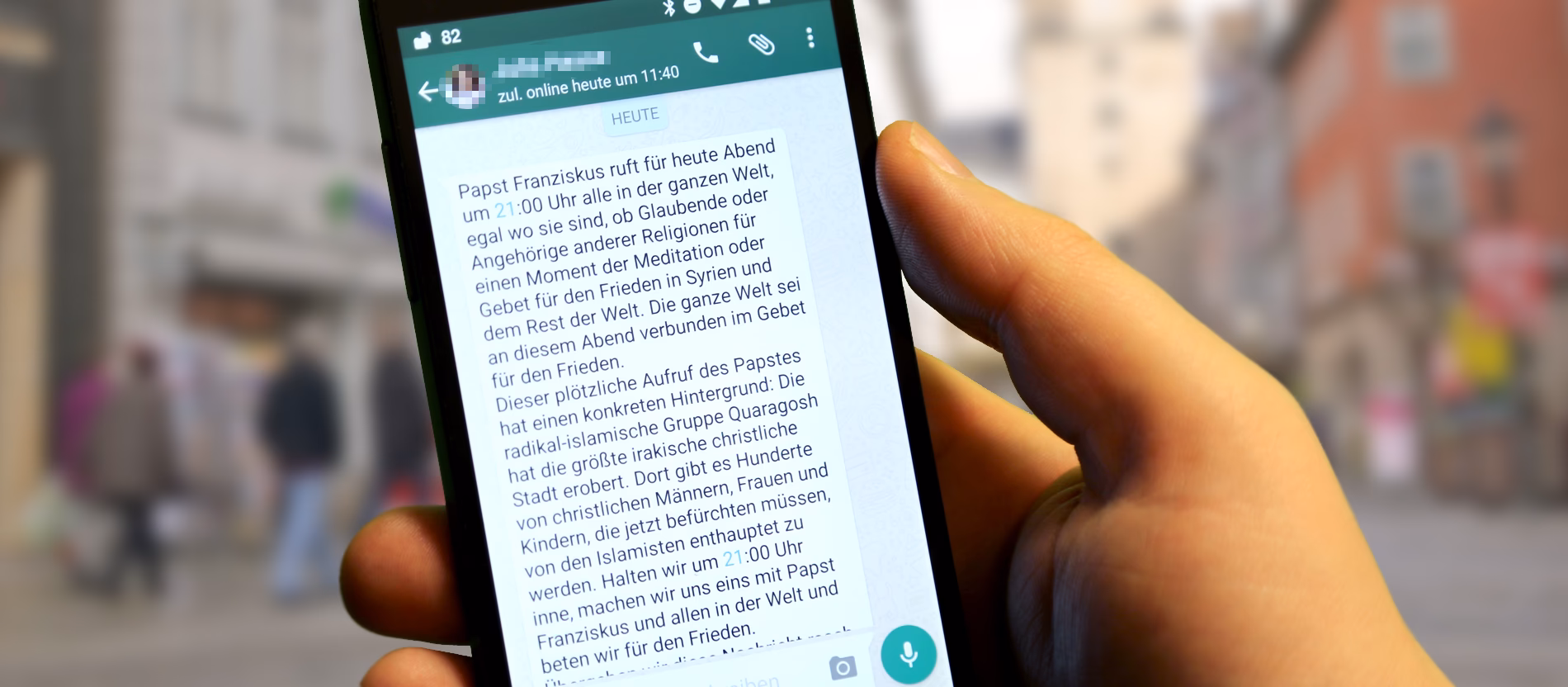 Warum hat Papst Franziskus zu Friedensgebeten aufgerufen?