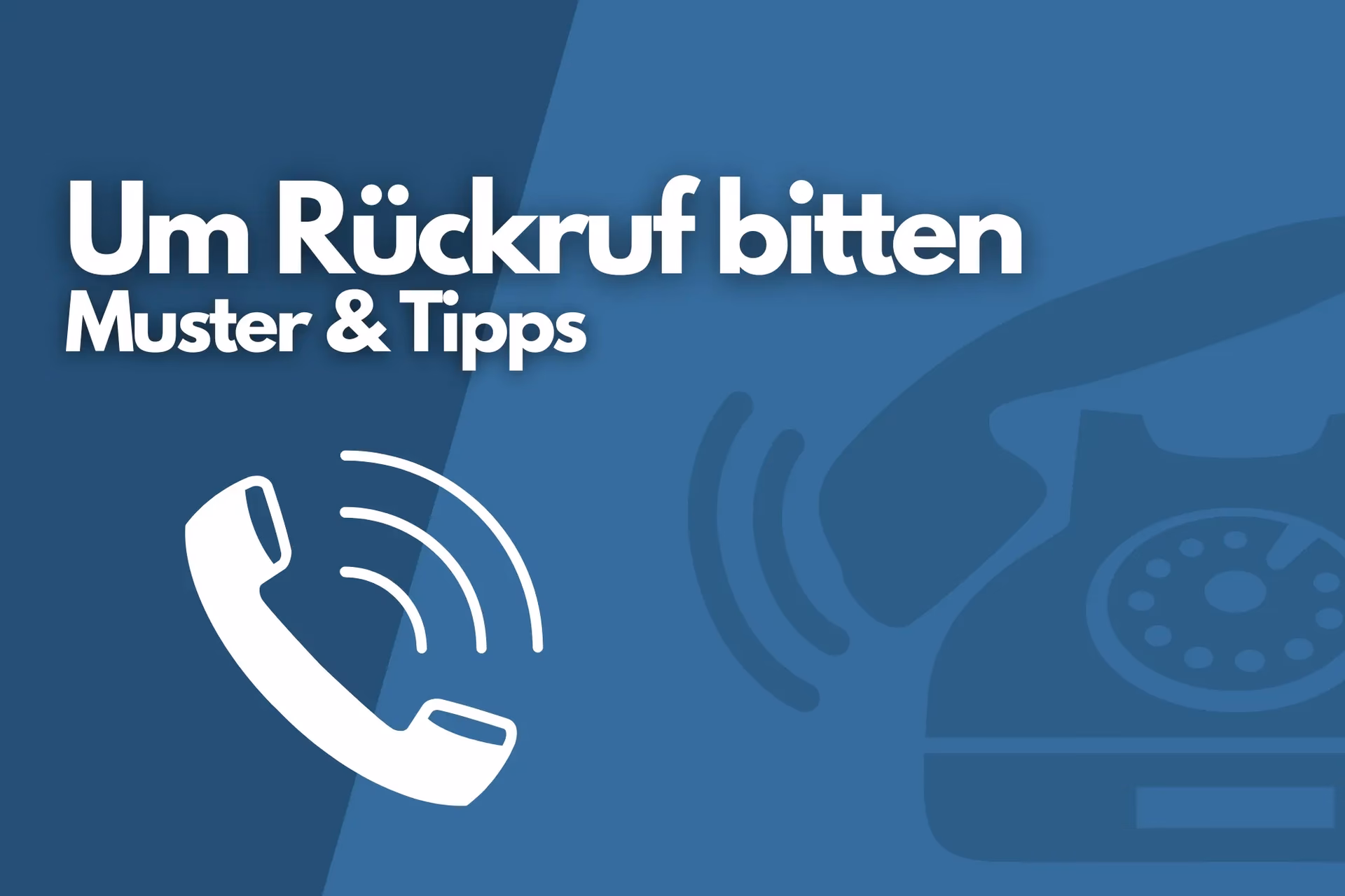 Wie schreibe ich einen kurzen Rückruf?