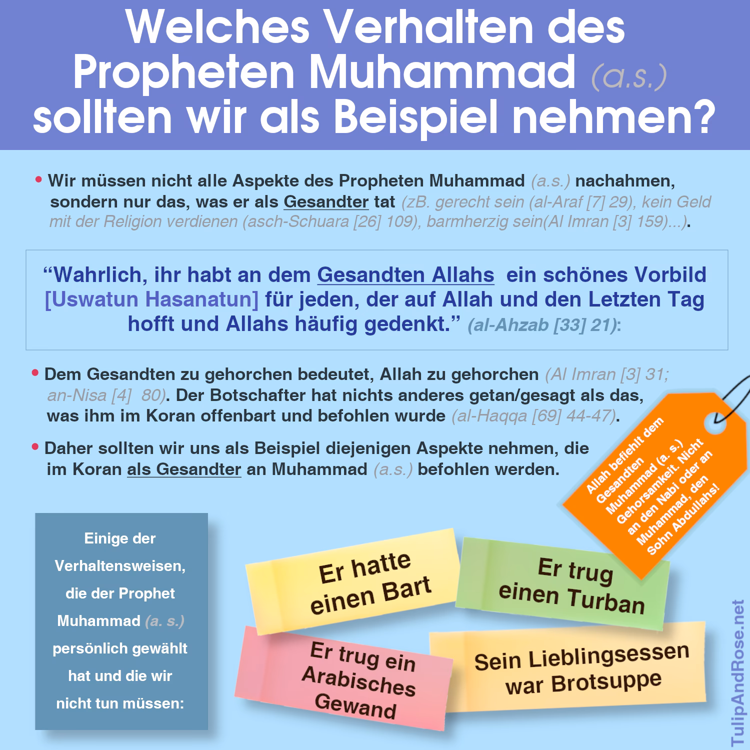 Was sagte der Prophet Mohammed zu Gott?